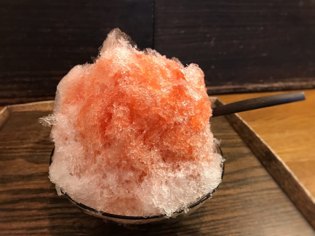 うつわ&カフェかくしち　かき氷