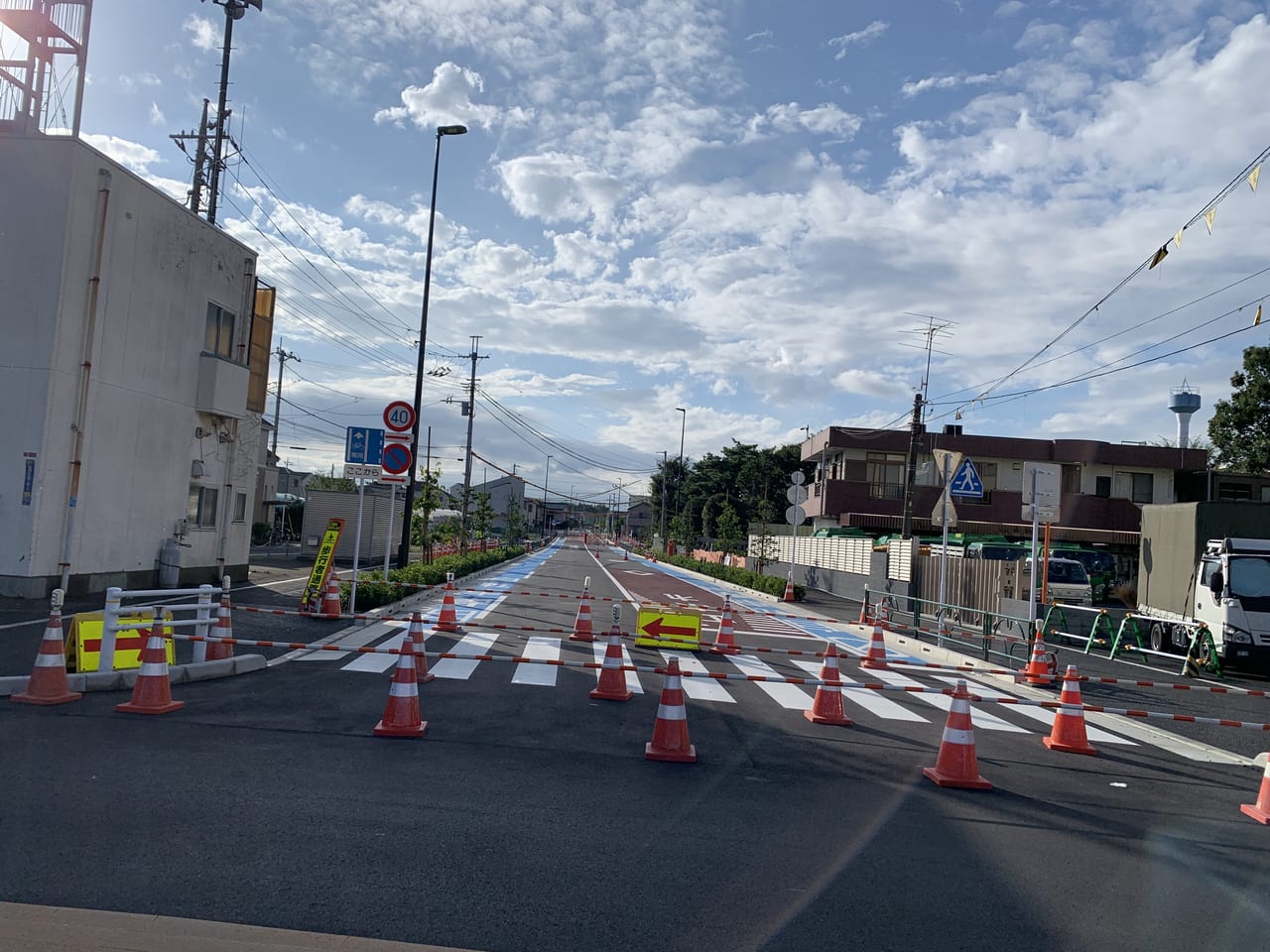 東久留米市西東京市　道路開通