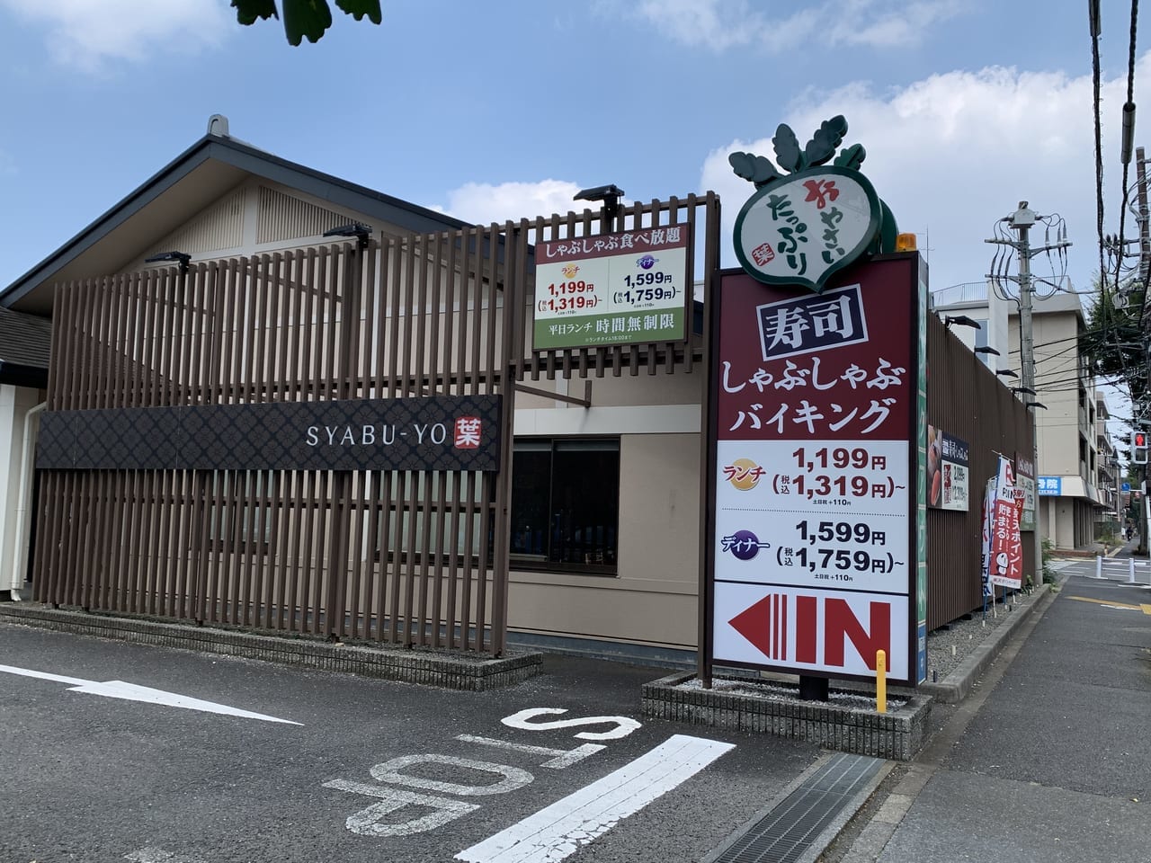 清瀬市　しゃぶ葉実食