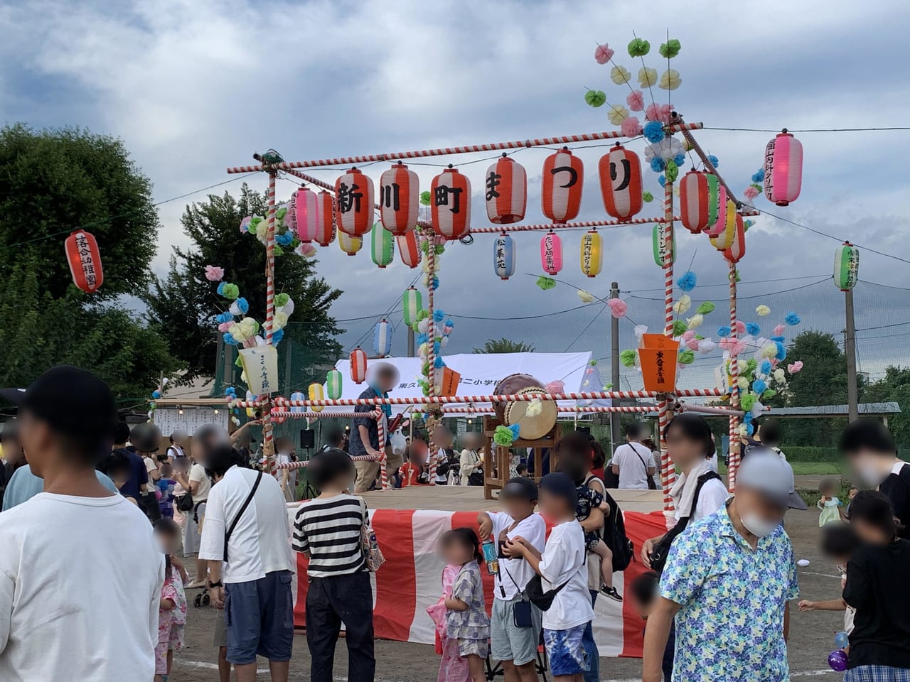 不動橋広場　秋祭り訪問R5