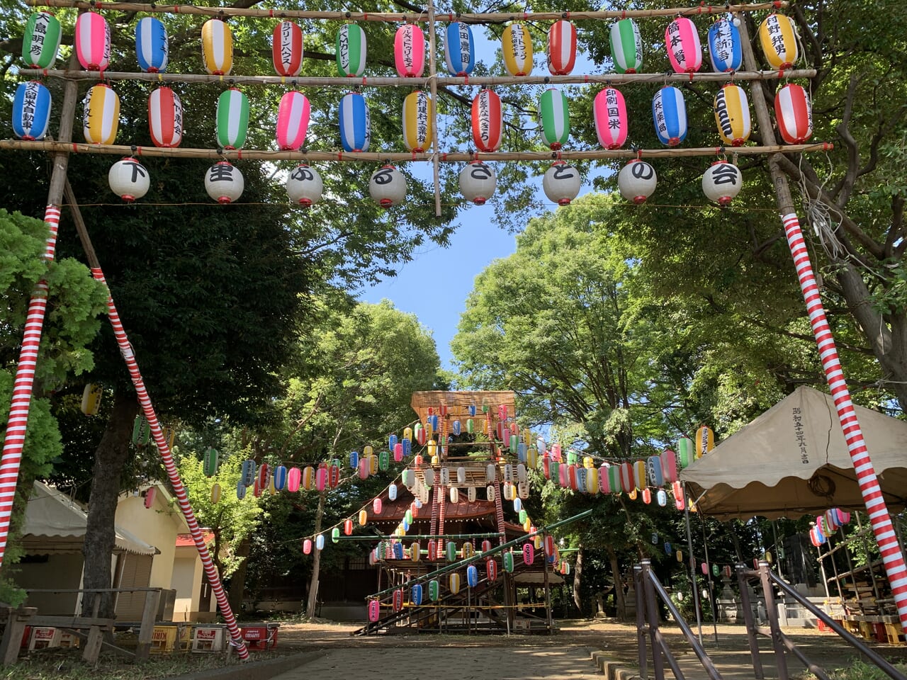 202408下里氷川神社　盆踊り大会