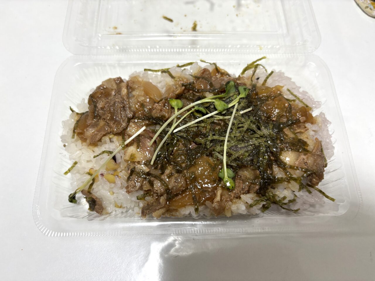 豚の蜜焼き丼　実食